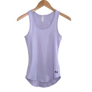 Under Armour heat gear lilac Womens tank size small